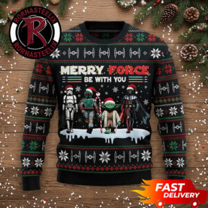 Merry Force Be With You Star Wars Ugly Sweater