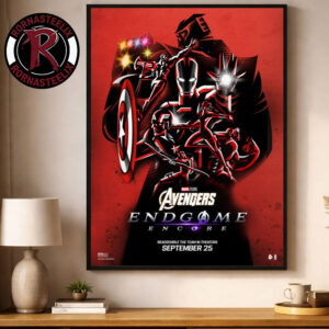 New Poster Avengers Endgame Encore 2026 Marvel Studios September 25 2026 Poster Decor Canvas