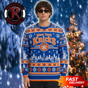New York Knicks Basketball Xmas Fan Gift NBA Ugly Sweater