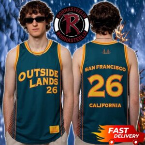 Outside Lands Festival 2026 San Francisco California Basketball Jersey