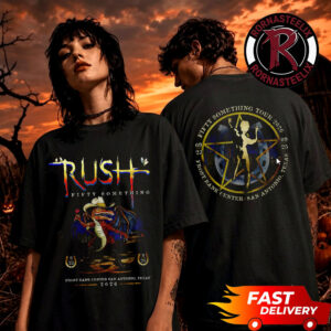 Rush San Antonio Texas Fifty Something Tour 2026 Exclusive Tee At Frost Bank Center On September 23 25 2026 Unisex T Shirt Two Sided