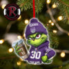 San Antonio Spurs x Grinch Coffee Custom Name Christmas Holiday Gift 2026 NBA Ornament