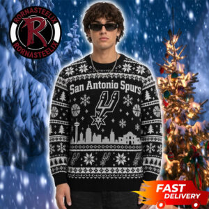San Antonio Spurs Holiday Basketball Gift NBA Ugly Sweater