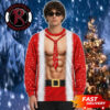 Santa Claus Six Pack Body Christmas 2026 Funny Ugly Sweater