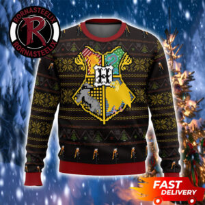 Sigils Hogwarts Houses Christmas Fan Gift Harry Potter Ugly Sweater