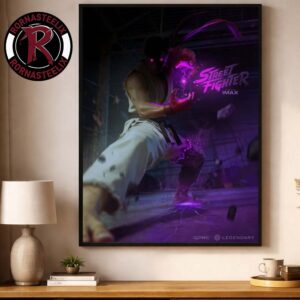 Street Fighter Movie 2026 Ryu Embrace the Darkness Poster Decor Canvas