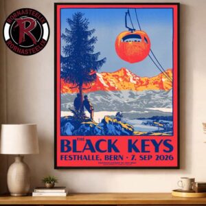 The Black Keys Bern Switzerland Event Poster At Festhalle Bern On September 7 2026 Peaches N Kream World Tour Poster Decor Canvas