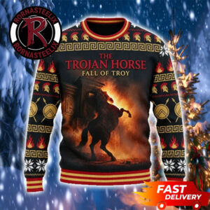 The Odyssey Trojan Horse Troy’s Fall Christmas Gift 2026 The Odyssey Ugly Sweater