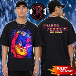 Transformers The Movie Rodimus Full Color Photo Unisex T Shirt Two Sided