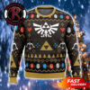 The Legend Of Christmas Green Pattern Zelda Warrior Legend Of Zelda Ugly Sweater