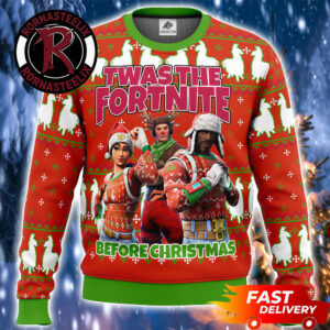 Twas The Fortnite Before Christmas Fortnite Ugly Sweater