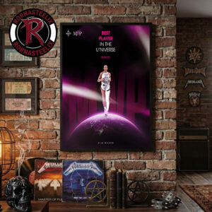 A’Ja Wilson Best Player In The Universe 2026 Las Vegas Aces Poster Decor