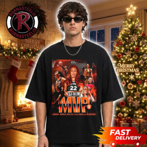 A’Ja Wilson Las Vegas Aces Most Valuable Player 2026 First Player Win 5 MVP History Unisex T Shirt