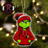 Atlanta Falcons x Grinch 2026 Decorate Gift Christmas NFL Ornament