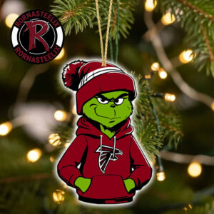 Atlanta Falcons x Grinch 2026 Decorate Gift Christmas NFL Ornament