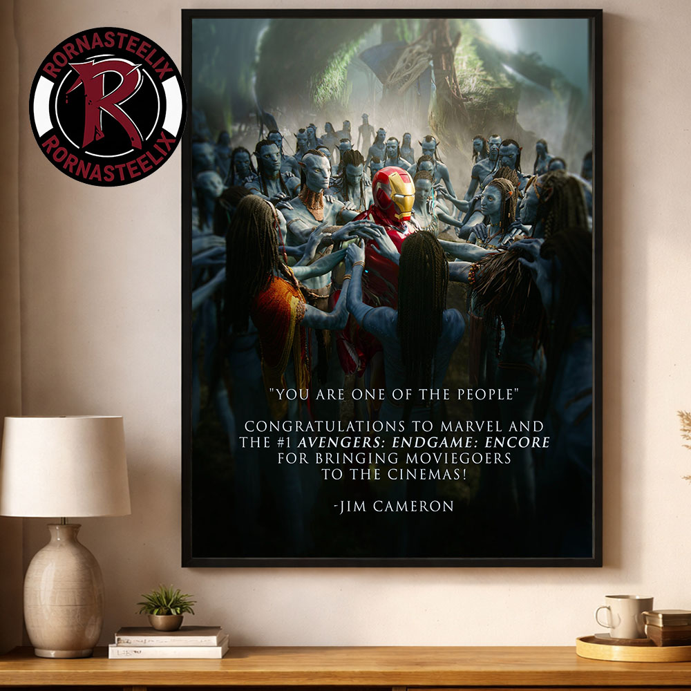 Avengers Endgame Encore x Avatar James Cameron Congratulated Avengers Endgame Encore Highest Grossing Movie Of All Time Poster Canvas Avengers Endgame Encore x Avatar James Cameron Congratulated Avengers Endgame Encore Highest Grossing Movie Of All Time Poster Canvas