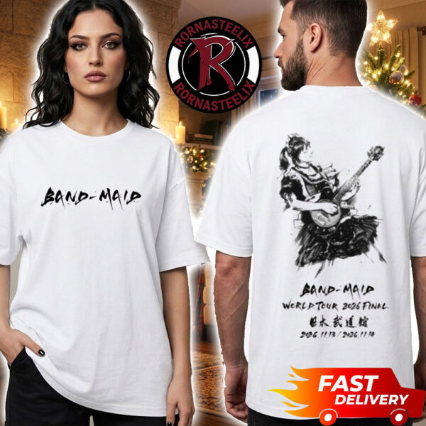 Band Maid World Tour 2026 Final Merch Tee Miku Kobato Budokan Sumi