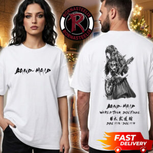 Band Maid World Tour 2026 Final Merch Tee Misa Budokan Sumi E November 13 14 2026 Unisex T Shirt Two Sided
