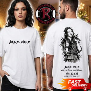 Band Maid World Tour 2026 Final Merch Tee Saiki Atsumi Budokan Sumi E November 13 14 2026 Unisex T Shirt Two Sided