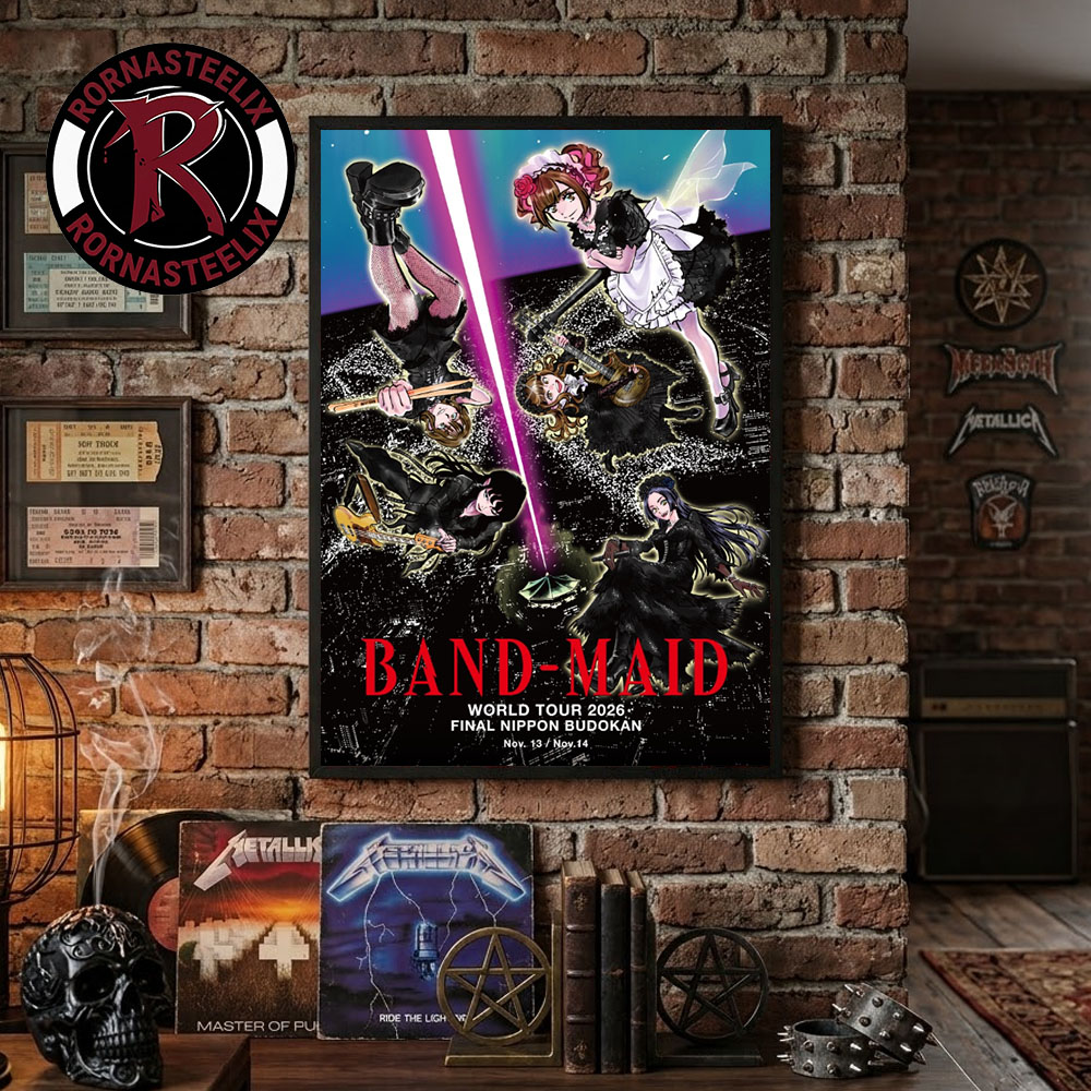 Band Maid World Tour 2026 Final Nippon Budokan Poster Decor