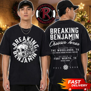 Breaking Benjamin Choosin Texas 2026 Forth Worth Merch Tee At Dickies Arena On October 12 2026 Unisex T Shirt Two Sided