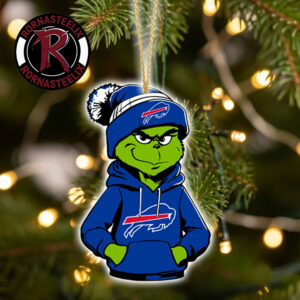Buffalo Bills x Grinch 2026 Decorate Gift Christmas NFL Ornament