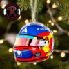 Alex Albon Williams F1 Team Racing Fan Gift 2026 Tricolor Helmet Formula 1 Ornament Alex Albon Williams F1 Team Racing Fan Gift 2026 Tricolor Helmet Formula 1 Ornament