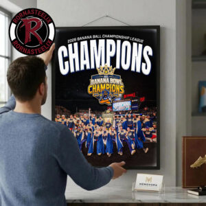 Celebrates The Texas Tailgaters Champions 2026 Banana Bowl Championship League Poster Decor