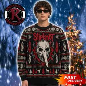 Chris Fehn Mask Fair Isle Christmas 2026 Slipknot Ugly Sweater