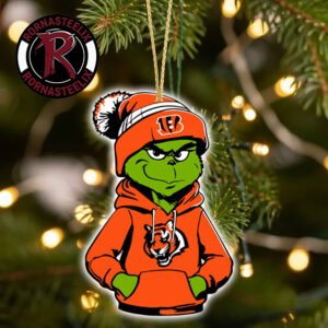 Cincinnati Bengals x Grinch 2026 Decorate Gift Christmas NFL Ornament
