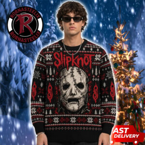 Corey Taylor Stitched Mask Fair Isle Christmas 2026 Slipknot Ugly Sweater
