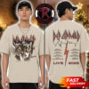 Def Leppard x Mercadorama Exclusive Mexico Tee Love Bites Live 2026 At VFG Arena On October 21 2026 Guadalajara Latam Tour 2026 Leopard Heart Unisex T Shirt