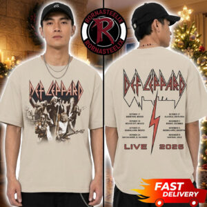 Def Leppard x Mercadorama Exclusive Mexico Tee Live 2026 At VFG Arena On October 21 2026 Guadalajara Latam Tour 2026 Unisex T Shirt Two Sided