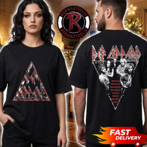 Def Leppard x Mercadorama Latam Tour 2026 Exclusive Mexico Tee Photo Graphic Unisex T Shirt Two Sided