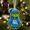 Denver Broncos x Grinch 2026 Decorate Gift Christmas NFL Ornament