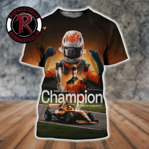 Dries Van Langendonck McLaren F1 Team Champions British Formula 4 All Over Print Shirt