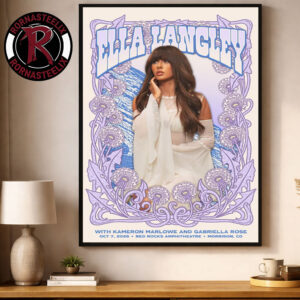 Ella Langley The Dandelion Tour 2026 Morrison CO Venue Poster At Red Rocks Amphitheatre On October 7 2026 Poster Canvas