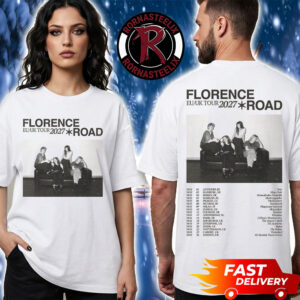 Florence Road EU UK Tour 2027 Schedule Tour Dates Unisex T Shirt Two Sided