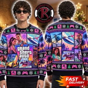 Grand Theft Auto VI Vice City 2026 Mission Christmas 2026 GTA VI Ugly Sweater