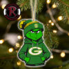 Detroit Lions x Grinch 2026 Decorate Gift Christmas NFL Ornament