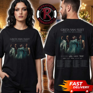 Greta Van Fleet Into The Beginning World Tour 2027 Schedule Tour Dates Unisex T Shirt Two Sided