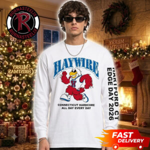 Haywire 617 x Hartford Hawks Happy Edge Day 2026 Exclusive Merch Connecticut Hardcore All Day Every Day Hartford CT Unisex Longsleeve