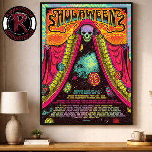 Hulaween Festival 2026 At Spirit Of The Suwanhee Music Park On October 22 25 2026 Live Oak FL Poster Full Line Up Poster Decor