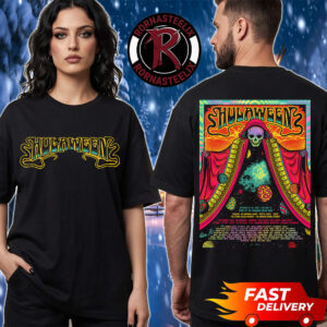 Hulaween Festival 2026 At Spirit Of The Suwanhee Music Park On October 22 25 2026 Live Oak FL Poster Full Line Up Unisex T Shirt Two Sided