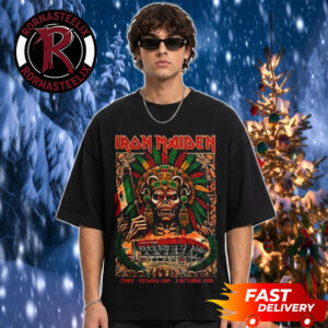 Iron Maiden Mexico 2026 CDMX Merch Tee At Estadio GNP On October 2 2026 Unisex T Shirt