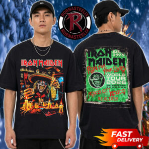 Iron Maiden Mexico Event Tee Run For Your Live 2026 At Estadio GNP Seguros On October 2 2026 Mexico City Unisex T Shirt Two Sided