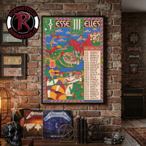 Jesse Welles Red Tour 2026 Schedule Tour Dates Poster Decor