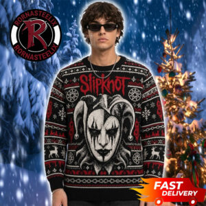 Jim Root Jester Mask Fair Isle Christmas 2026 Slipknot Ugly Sweater