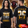 Jonas Brothers The Burning Up Tour All Over Again 2026 Pittsburgh PA Logo Event Tee At PPG Paints Arena On October 26 2026 Unisex T Shirt Two Sided