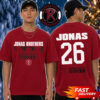 Jonas Brothers Buffalo New York Merch Tee Jonas 26 At KeyBank Center On October 20 2026 The Burning Up Tour All Over Again 2026 Unisex T Shirt Two Sided Jonas Brothers Buffalo New York Merch Tee Jonas 26 At KeyBank Center On October 20 2026 The Burning Up Tour All Over Again 2026 Unisex T Shirt Two Sided